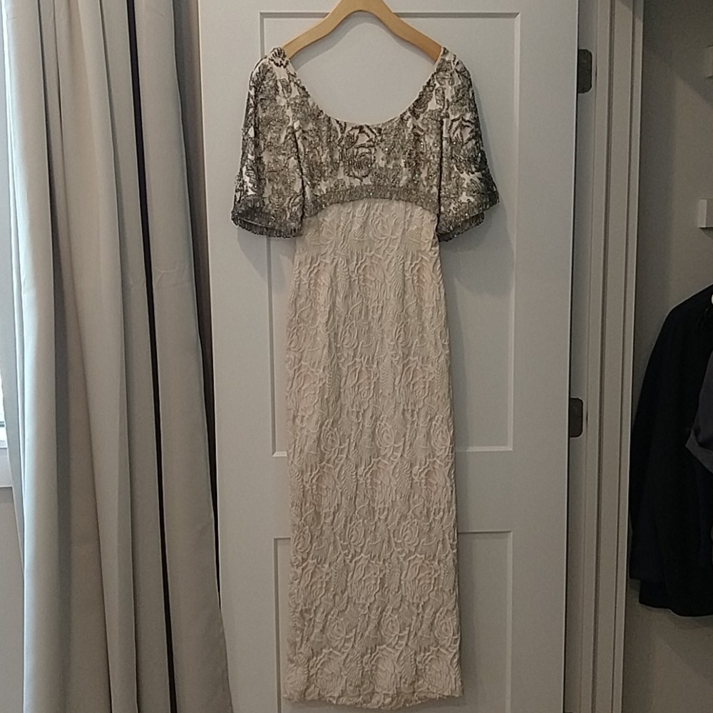 Vintage 60s evening gown mermaid cut